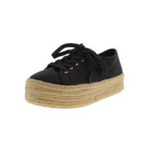Steve Madden black espadrille sneakers